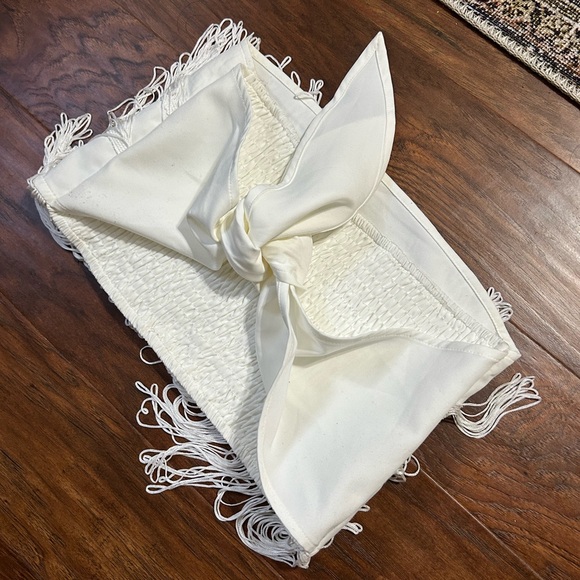 Altard State white fringe top - Picture 3 of 5